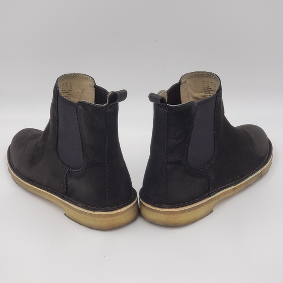 Clarks Women's Desert Peak Suede Chelsea Ankle Boot Crepe Sole Womens Sz 8 - Picture 7 of 10